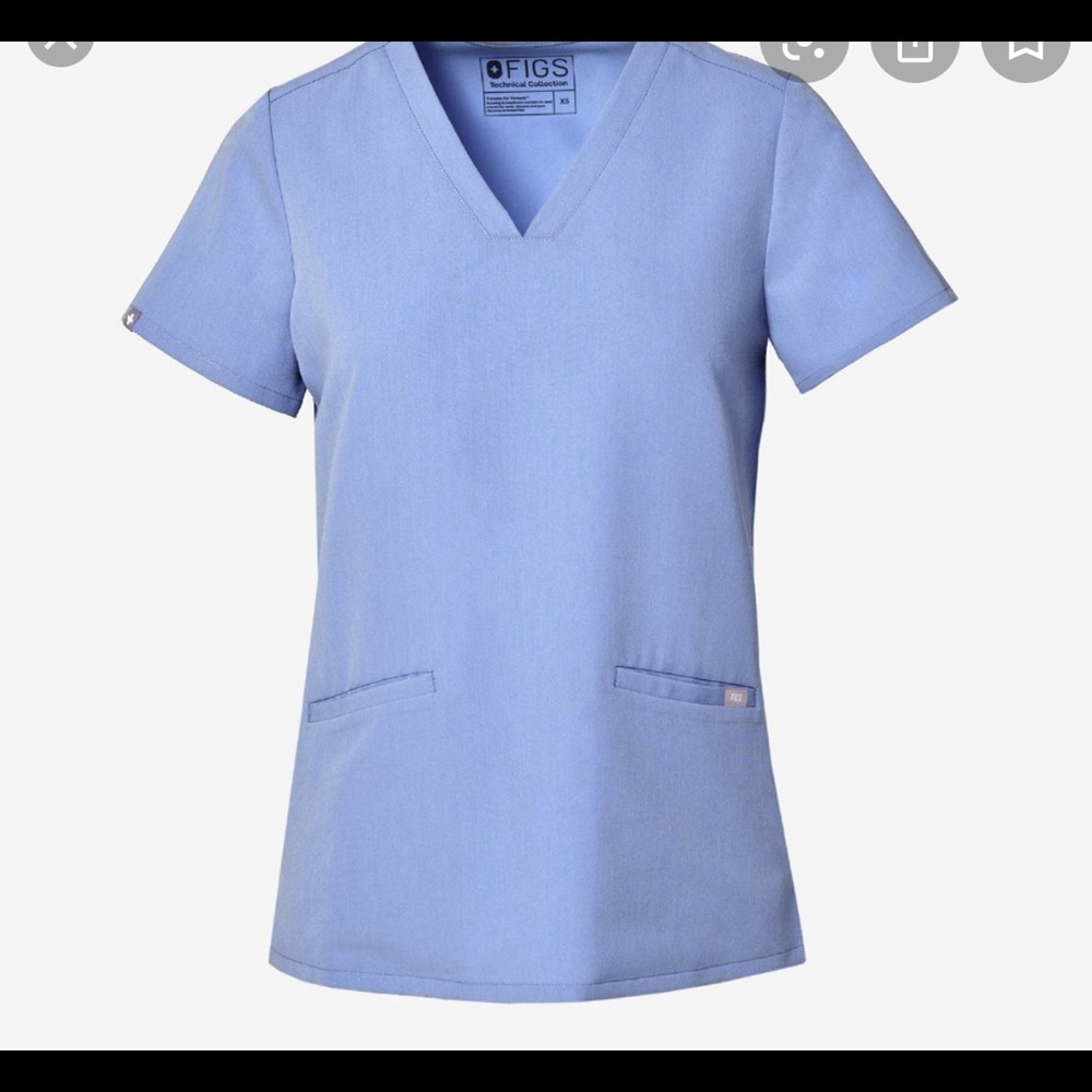 FIGS three pocket scrub top